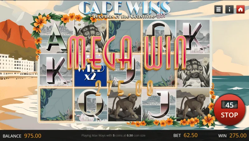 Cape Wins Legends of the Coastline - big win